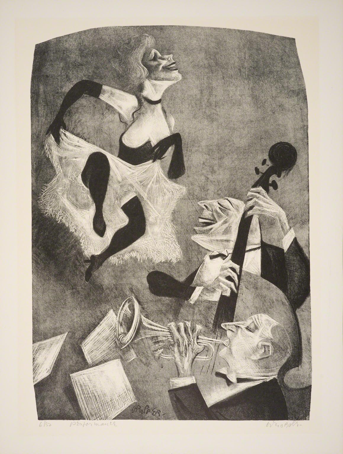 William Gropper, Performance from Capriccios, 1953-57.