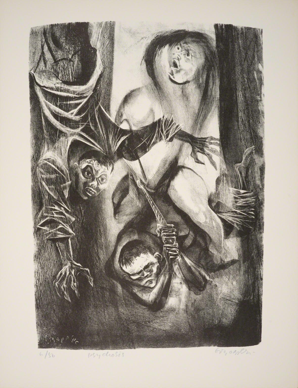 William Gropper, Psychosis from Capriccios, 1953-57.
