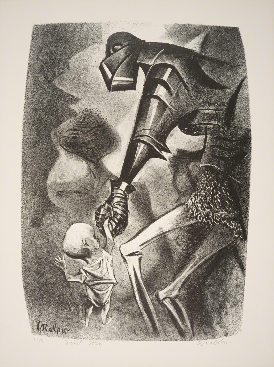 William Gropper, First Step from Capriccios, 1953-57.