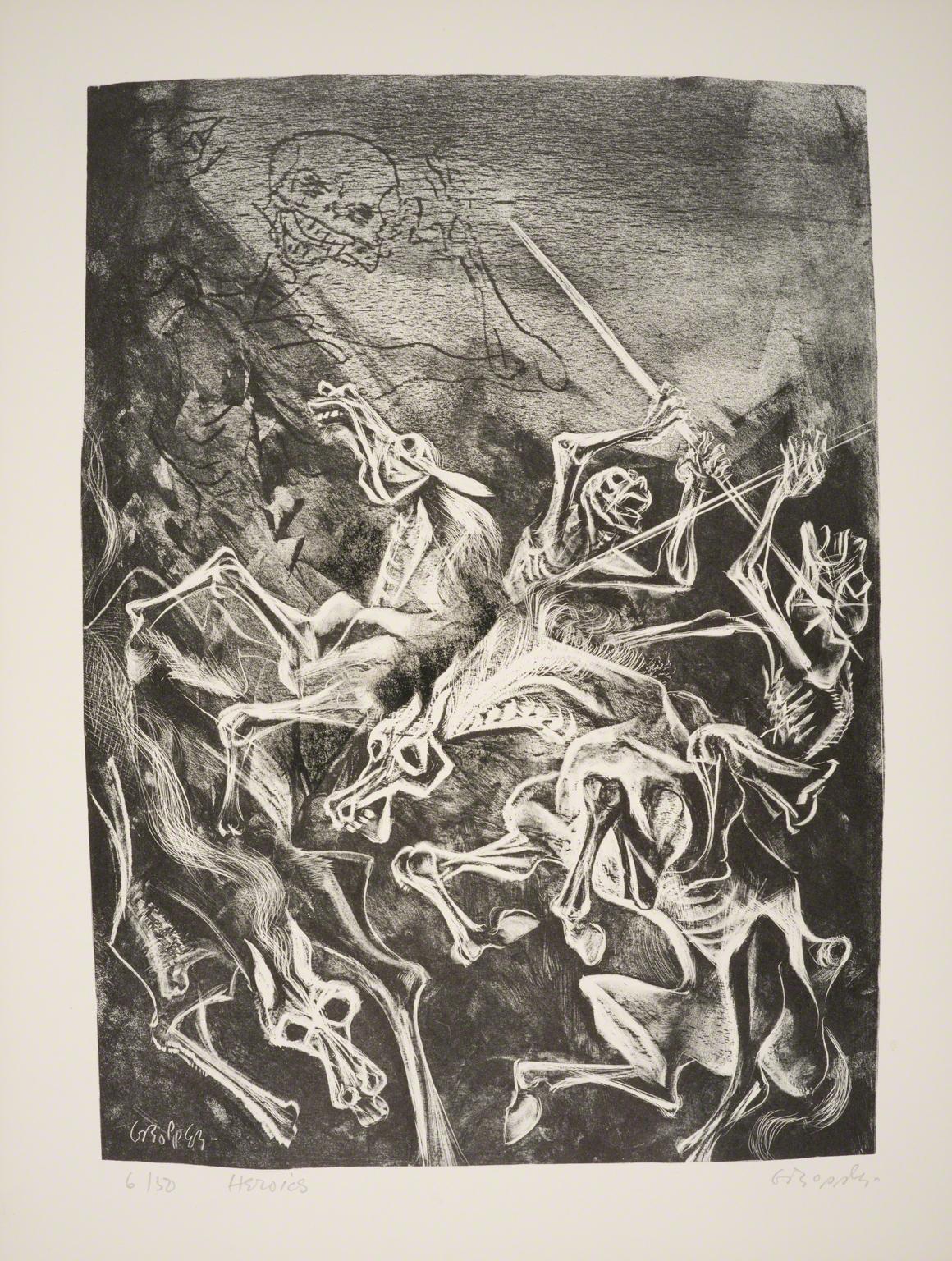 William Gropper, Heroics from Capriccios, 1953-57.