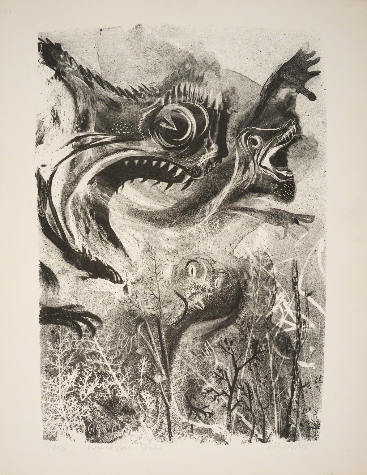 William Gropper, Nuclear Gods from Capriccios, 1953-57.