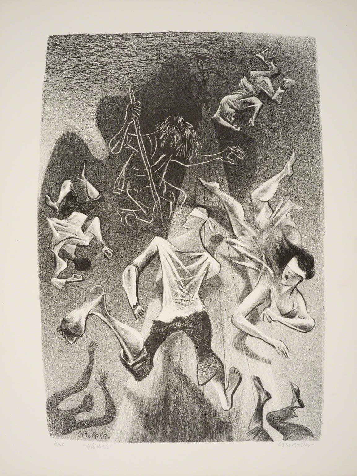 William Gropper, Whither from Capriccios, 1953-57.