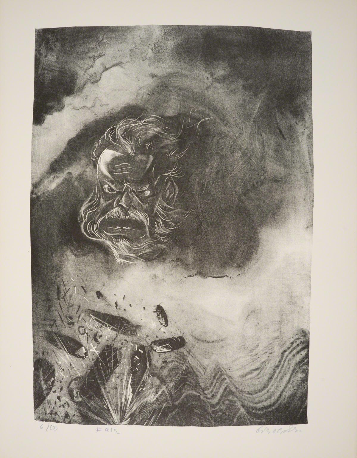 William Gropper, Fate from Capriccios, 1953-57.
