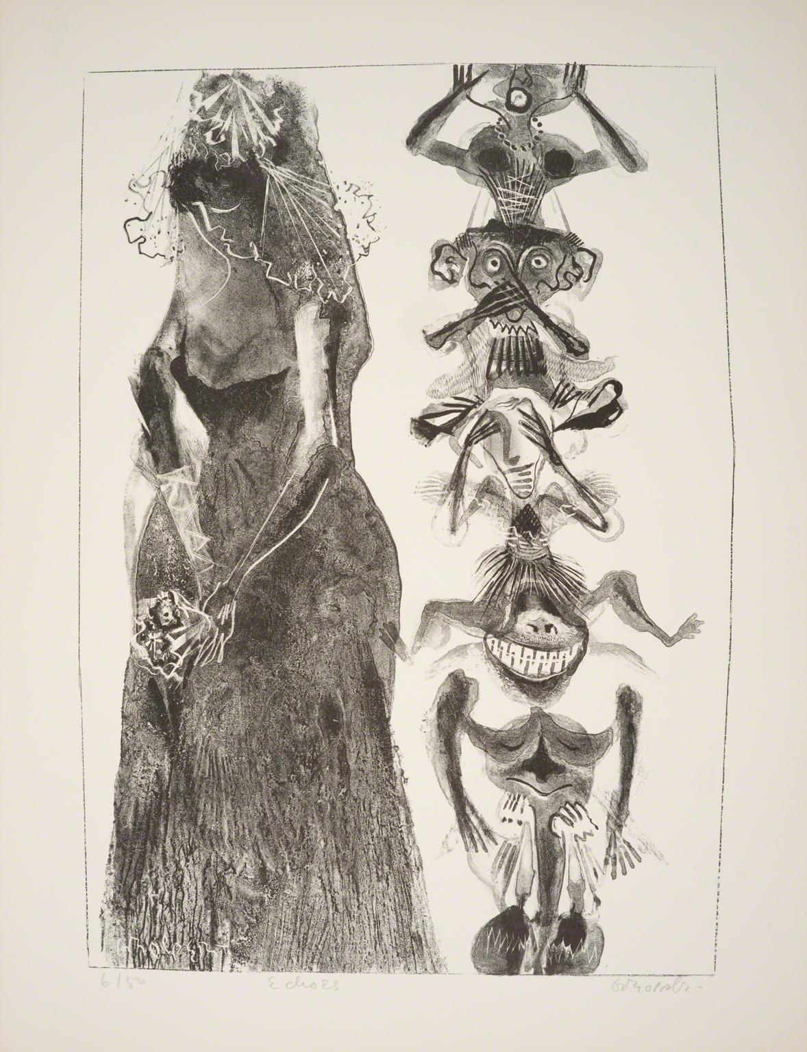 William Gropper, Echoes from Capriccios, 1953-57.