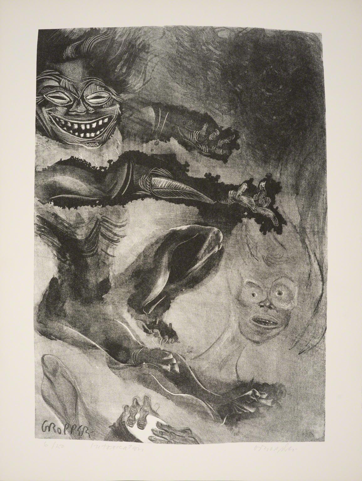 William Gropper, Intoxication from Capriccios, 1953-57.