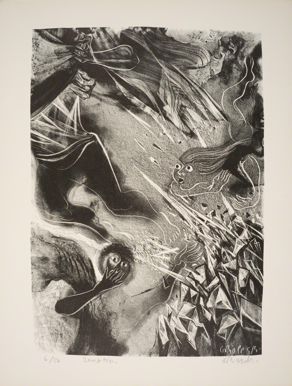 William Gropper, Eruption from Capriccios, 1953-57.