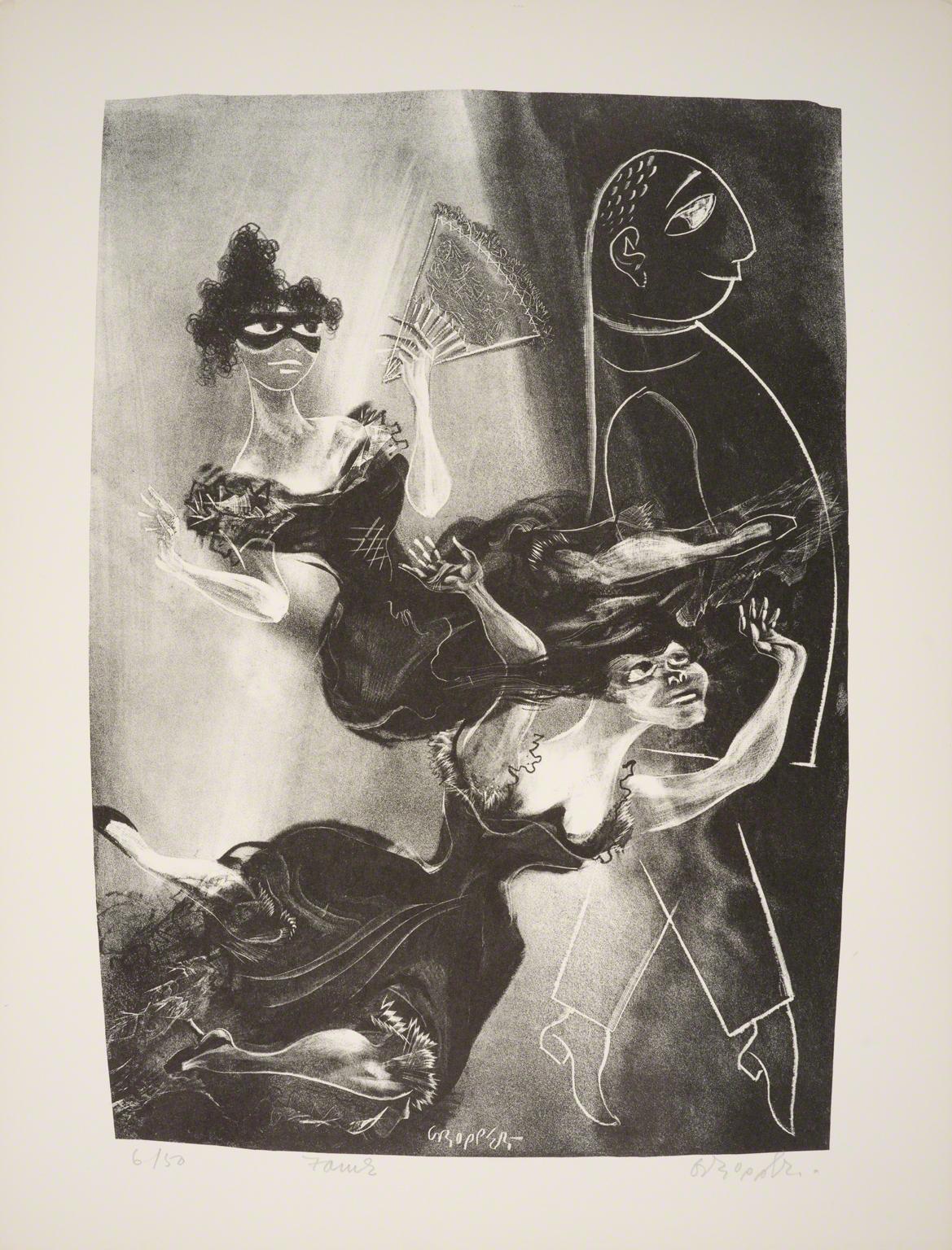William Gropper, Fame from Capriccios, 1953-57.