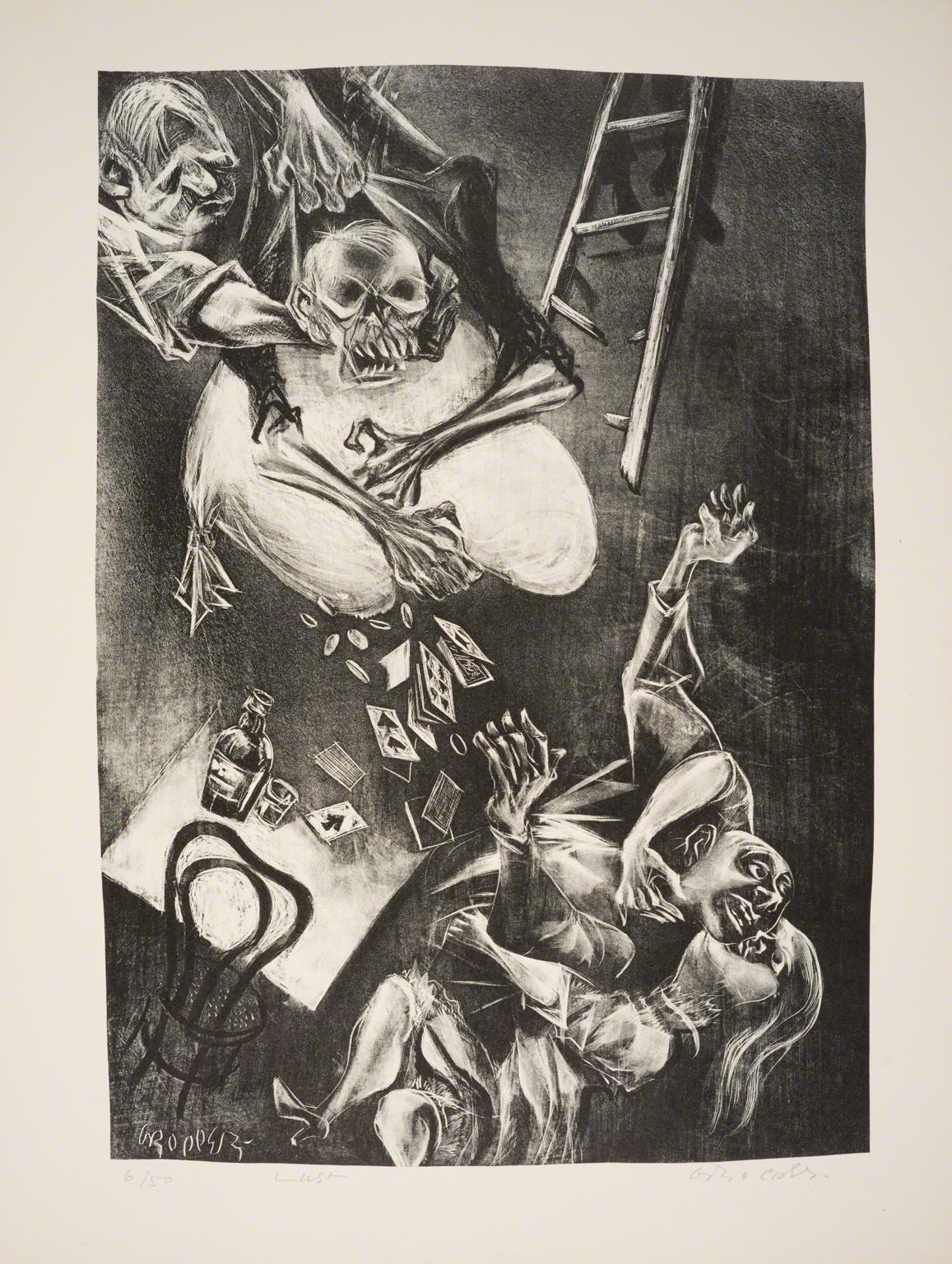 William Gropper, Lust from Capriccios, 1953-57.
