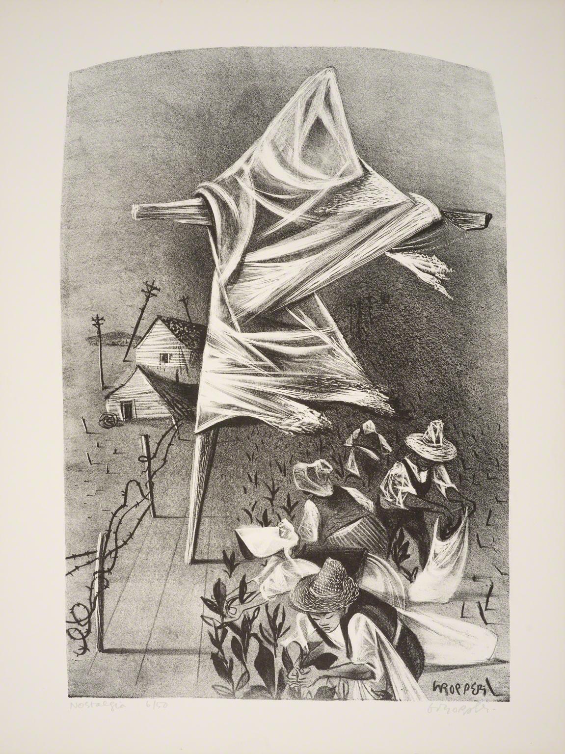 William Gropper, Nostalgia from Capriccios, 1953-57.