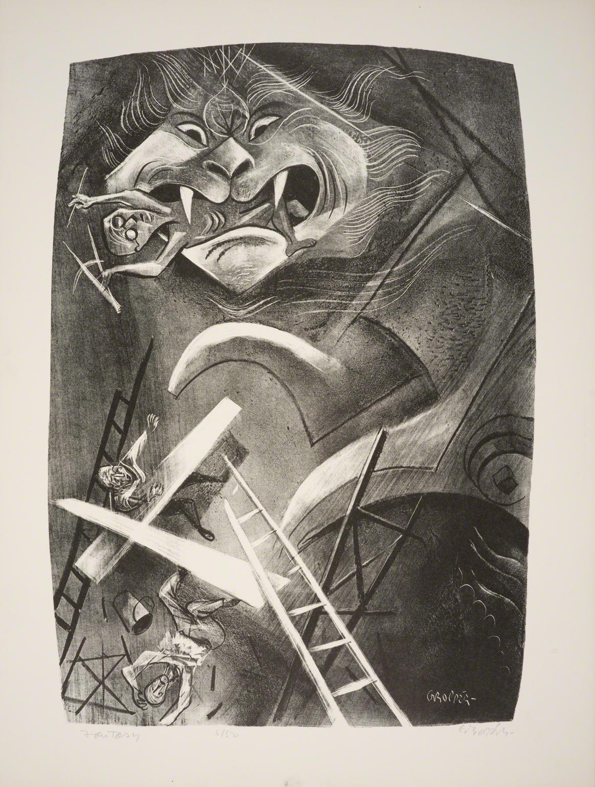 William Gropper, Fantasy from Capriccios, 1953-57.