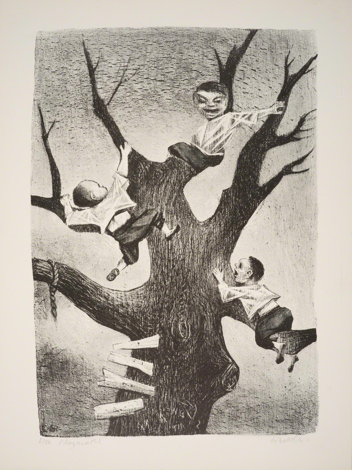 William Gropper, Playmates from Capriccios, 1953-57.