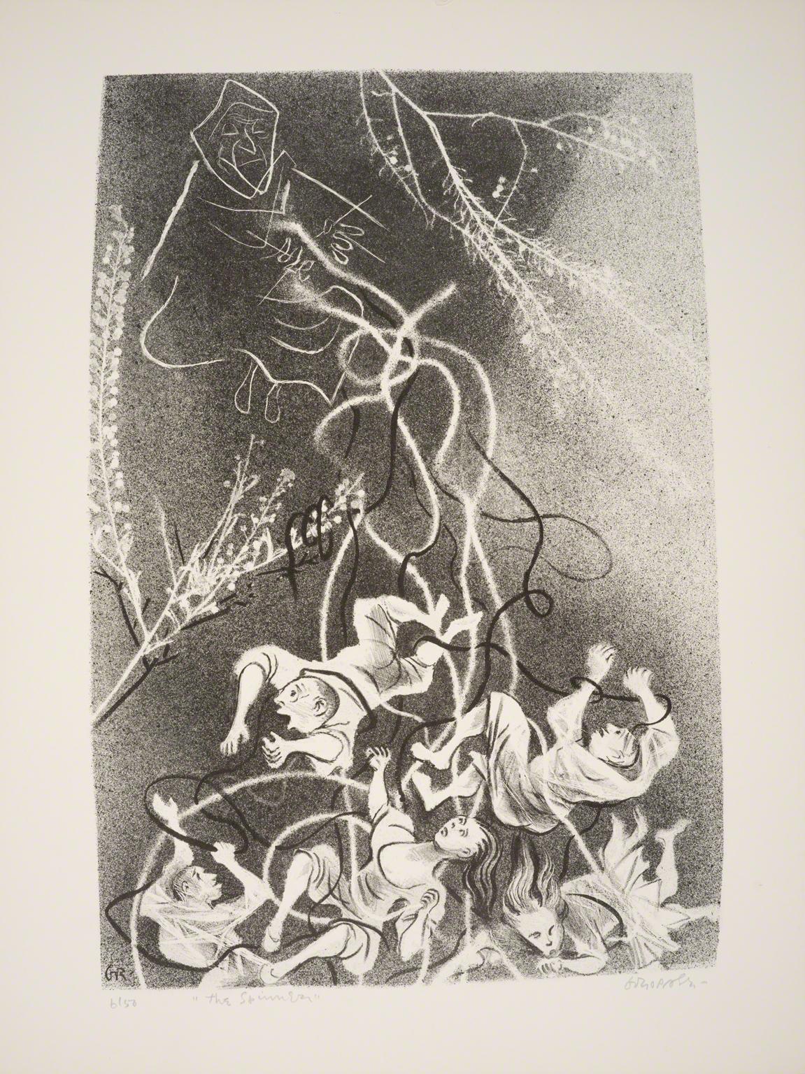 William Gropper, The Spinster from Capriccios, 1953-57.