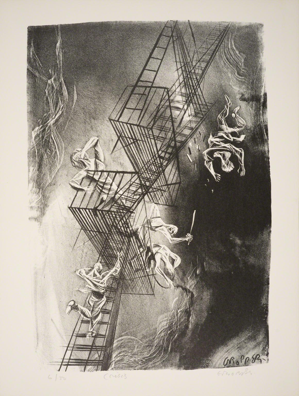William Gropper, Crisis from Capriccios, 1953-57.