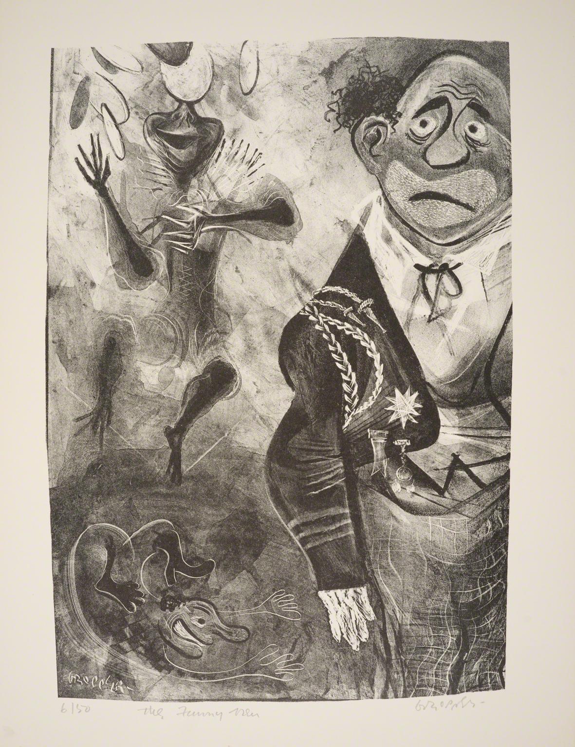 William Gropper, The Funny Man from Capriccios, 1953-57.