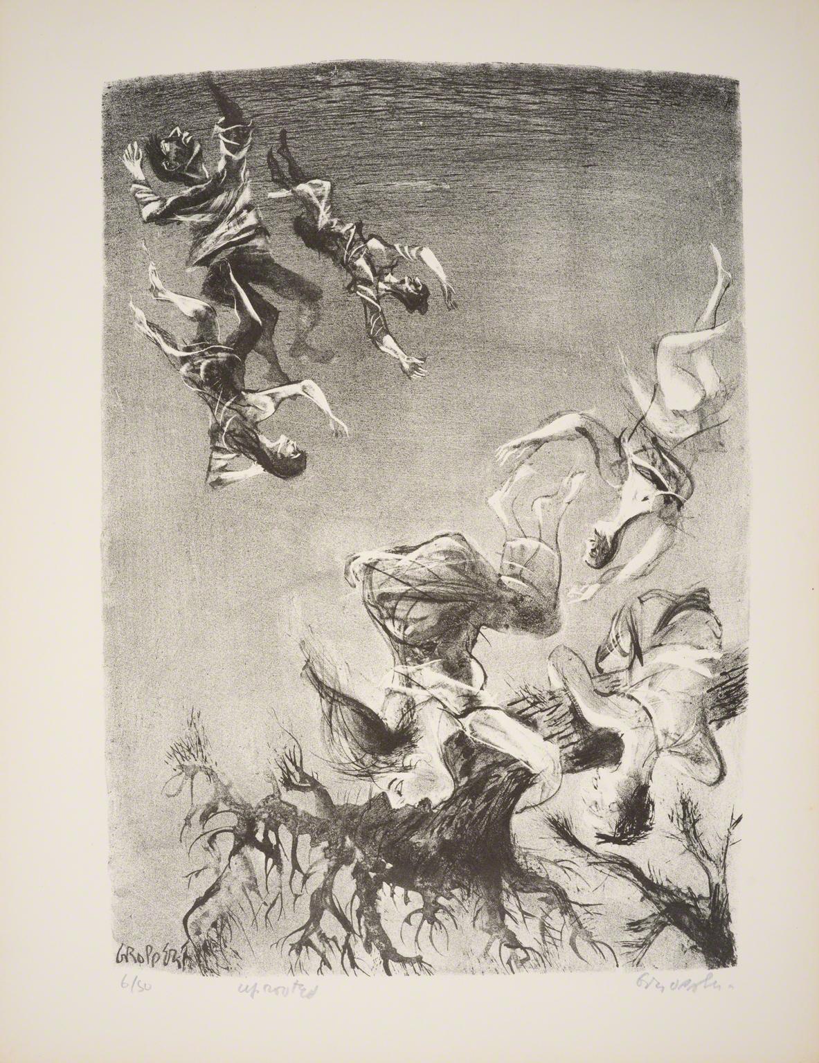 William Gropper, Uprooted from Capriccios, 1953-57.