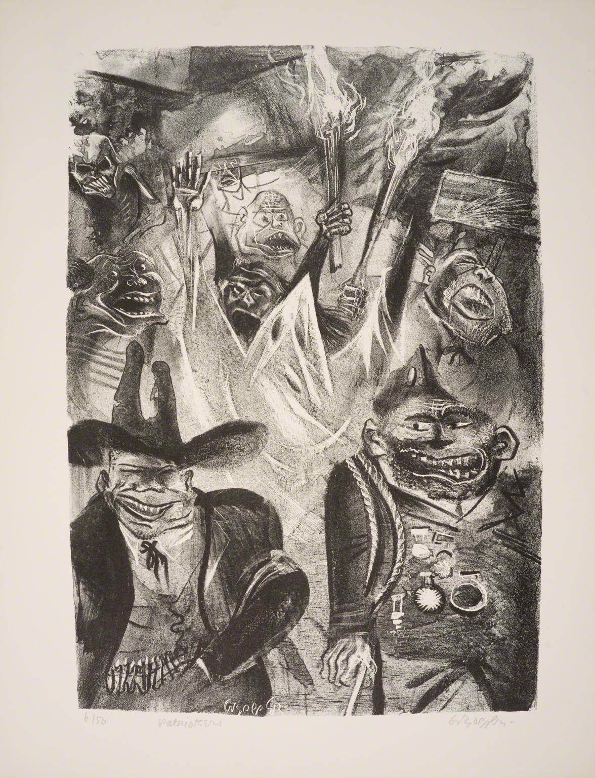 William Gropper, Patrioteers from Capriccios, 1953-57.
