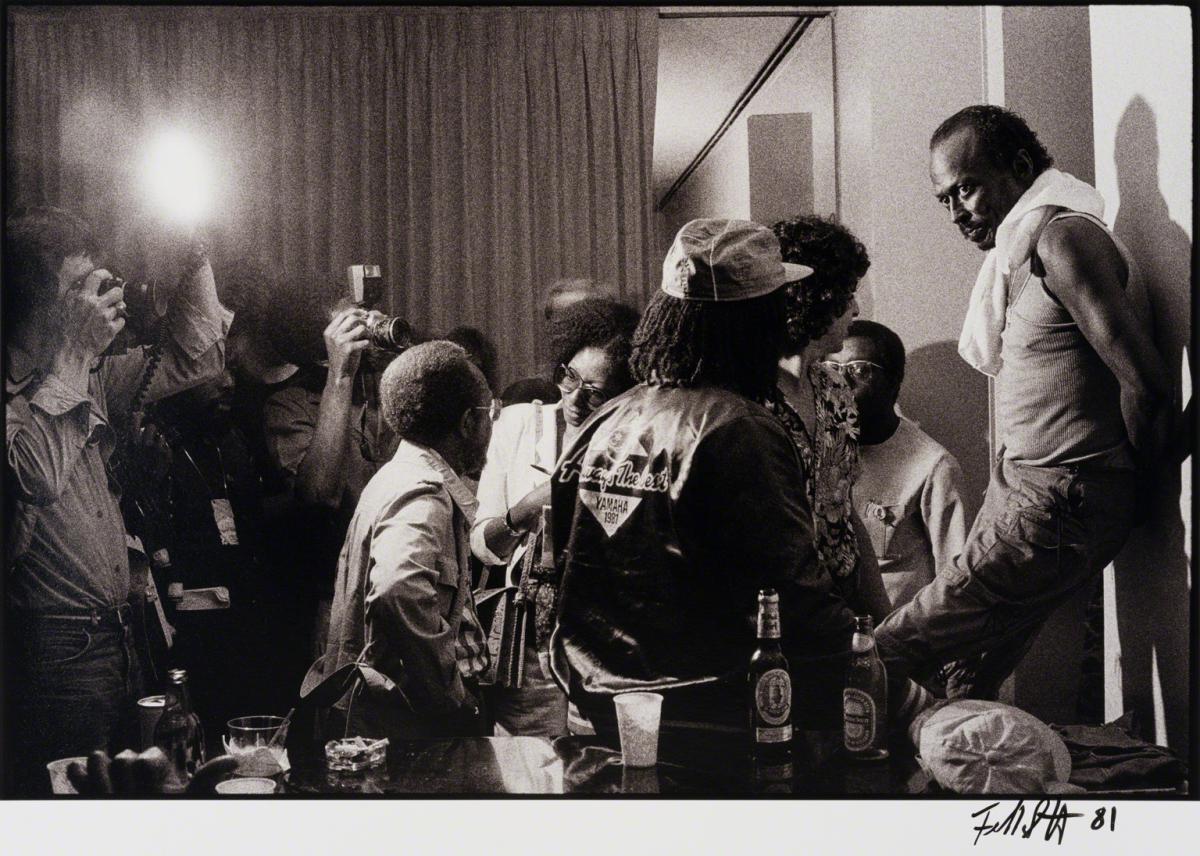 Frank Stewart, Miles in the Green Room, 1981.
