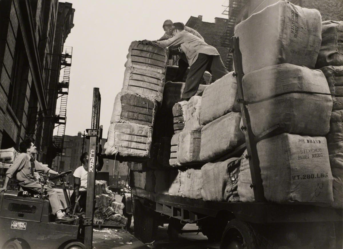Sid Grossman, Commercial/Max Grossman (newspaper factory), 1980.