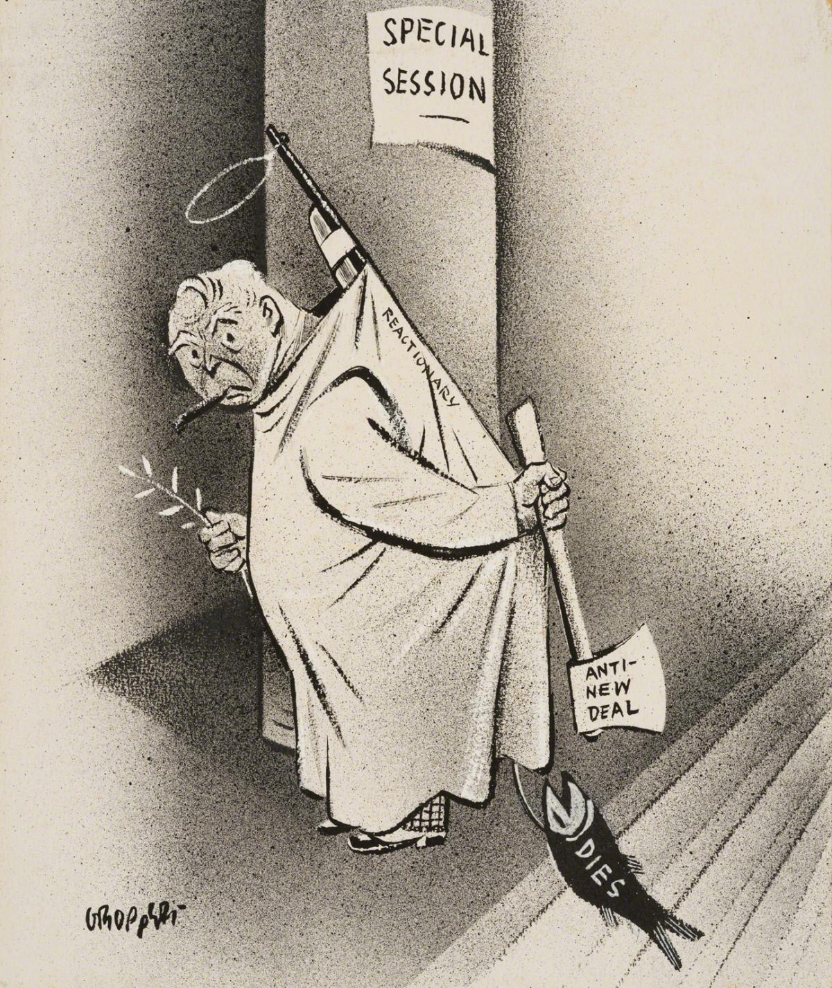 William Gropper, Special Session, Dies Committee, c. 1935.