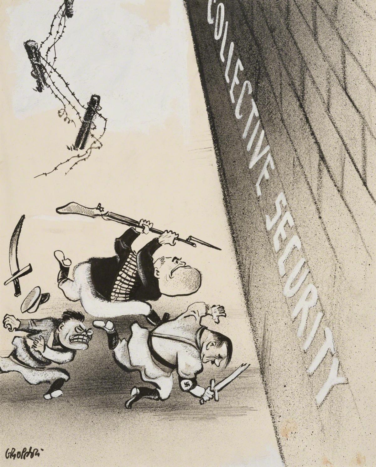 William Gropper, Tripartite Agreement, 1940.