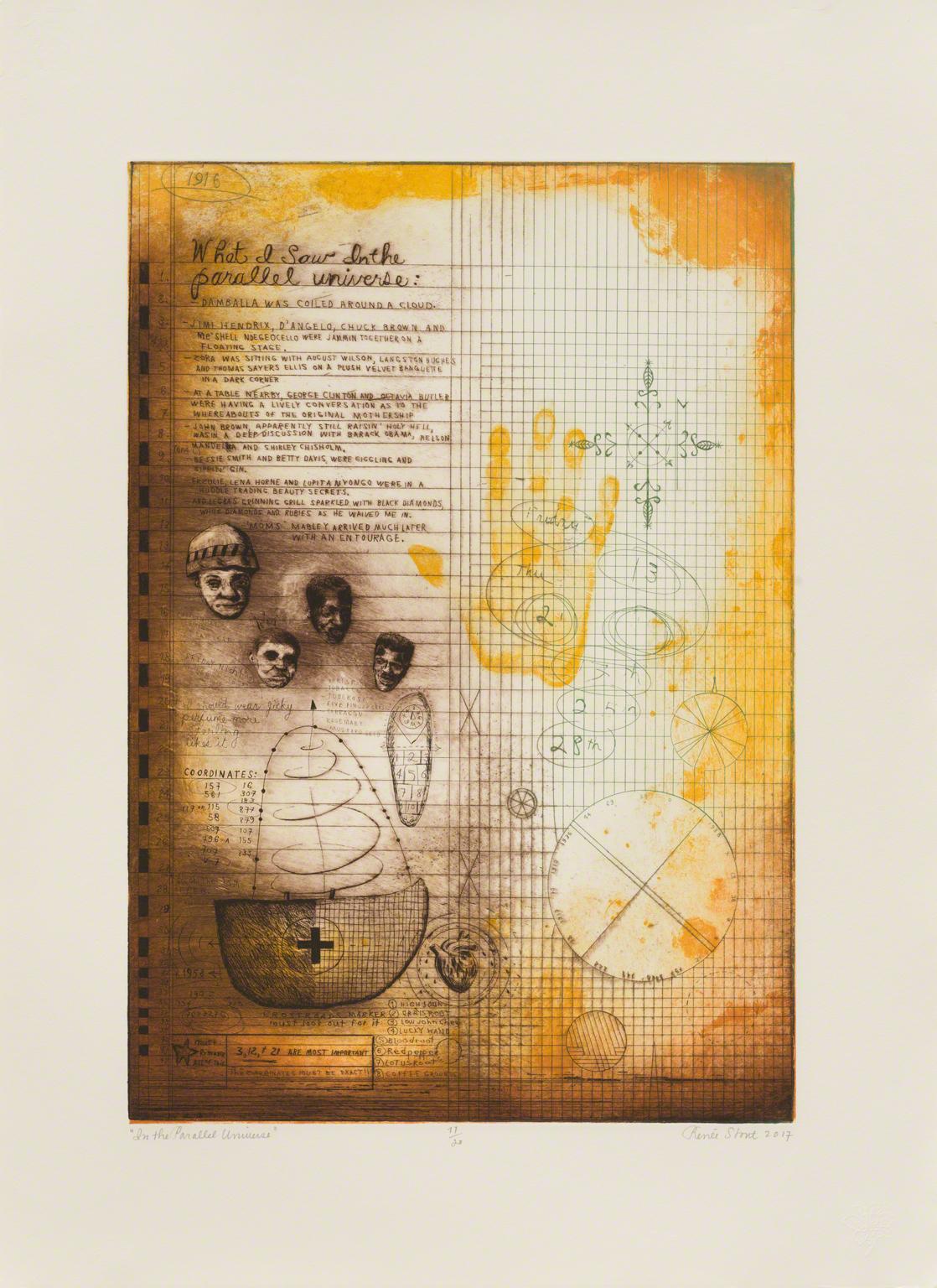 Renée Stout, What I Saw in the Parallel Universe, 2017.