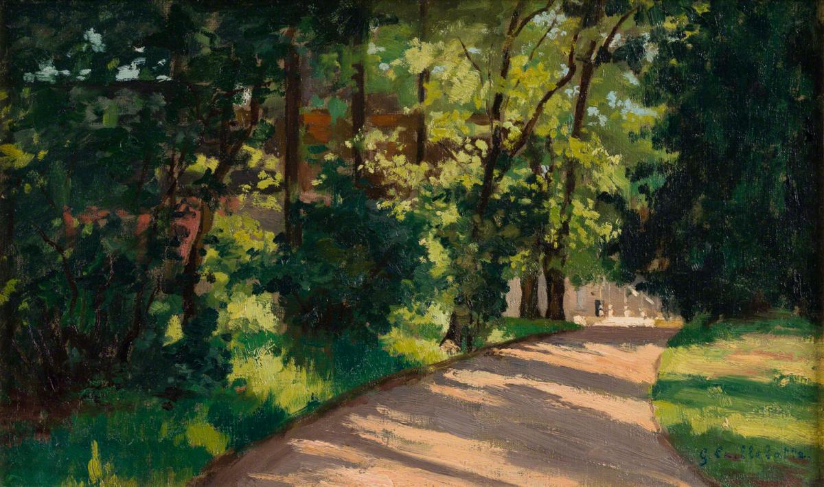Gustave Caillebotte, Yerres, Allée Sous-Bois dans le Parc, c. 1879.