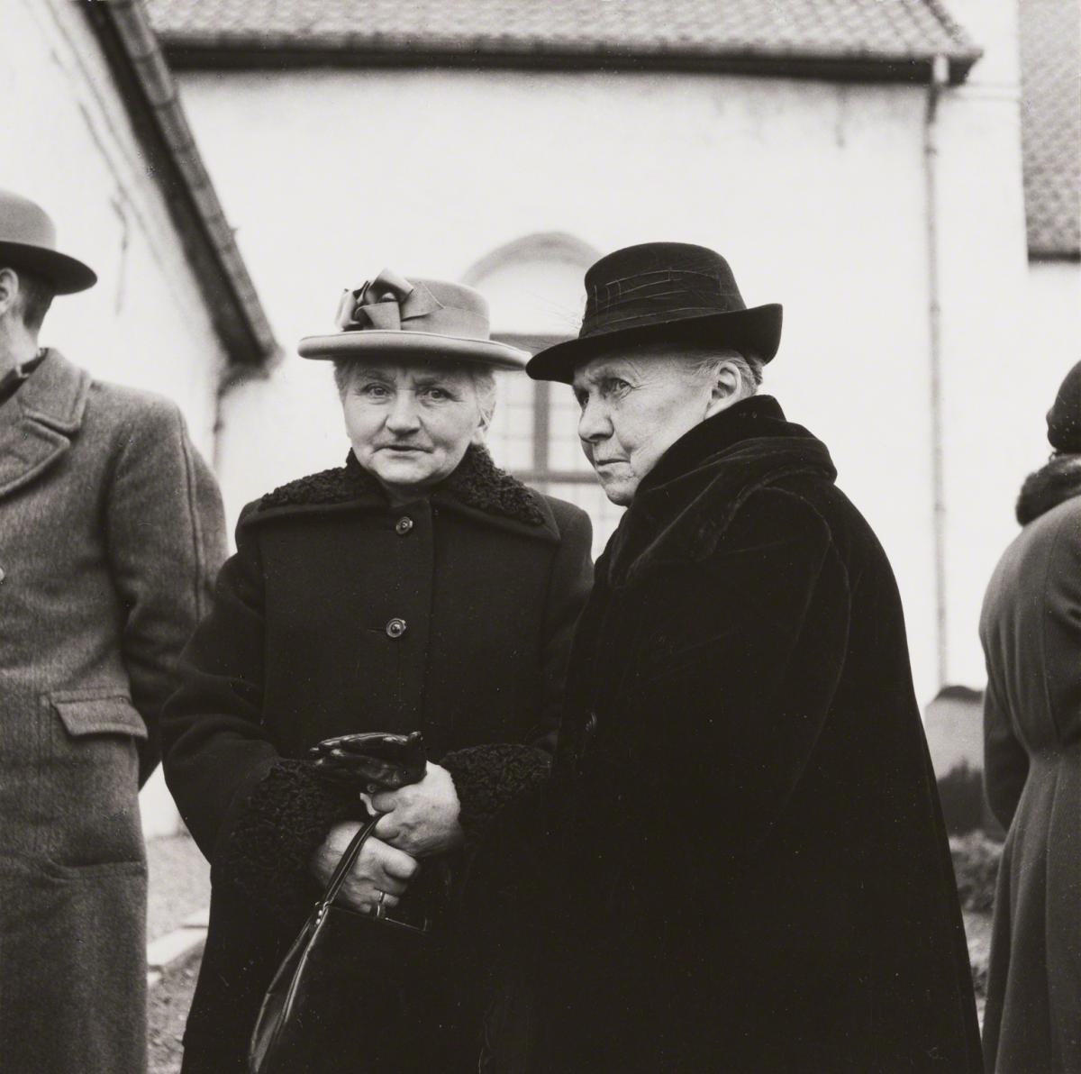 Esther Bubley, Untitled (church goer’s Aero, Denmark) alternate Riis Church, Island Areo, Denmark, c. 1950s.