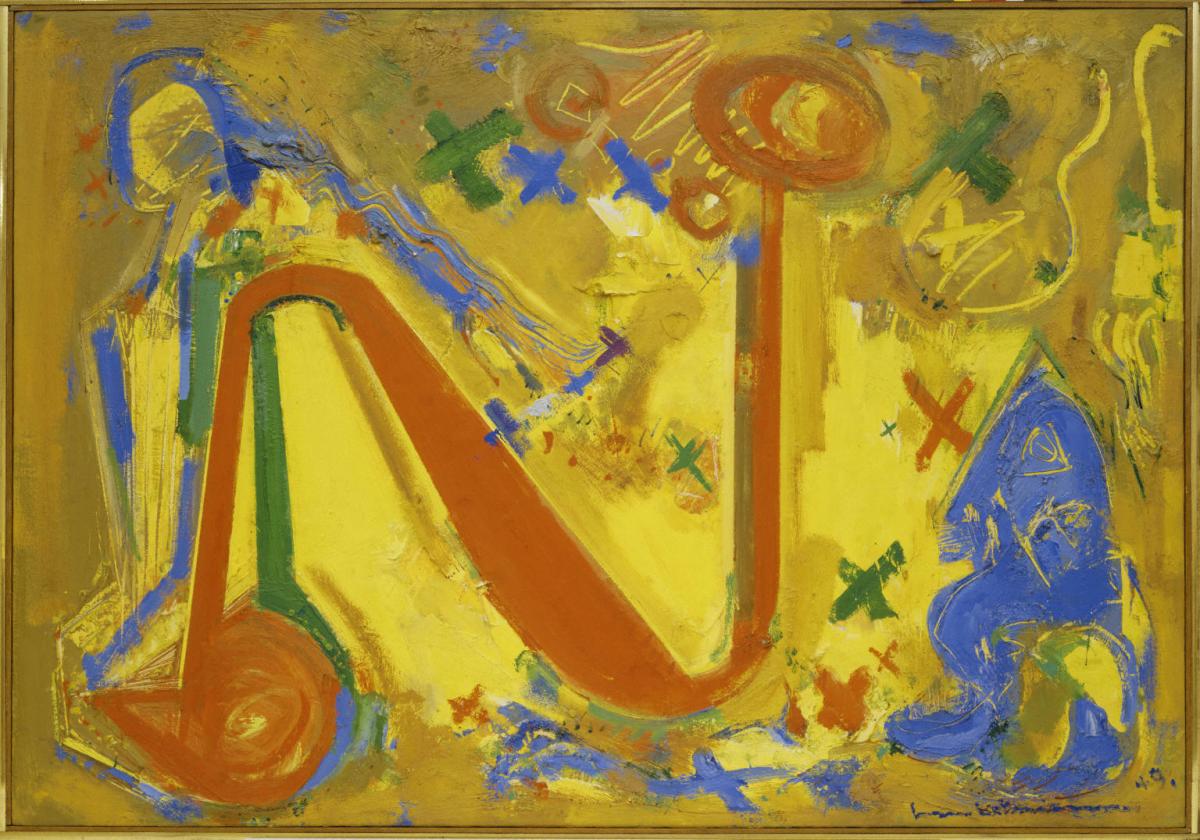 Hans Hofmann, Red Serpent, 1949.