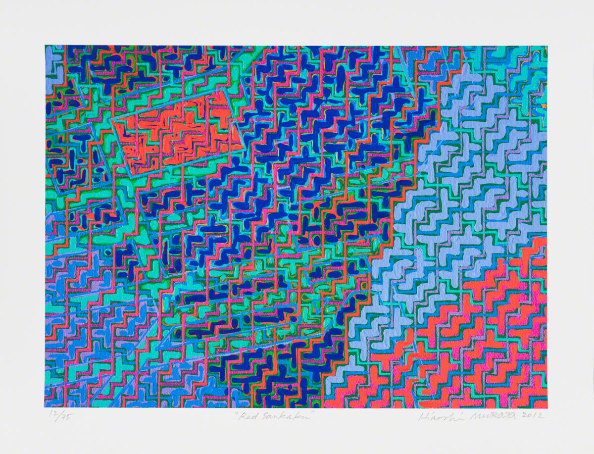 Hiroshi Murata, Red Sankaku, 2012.