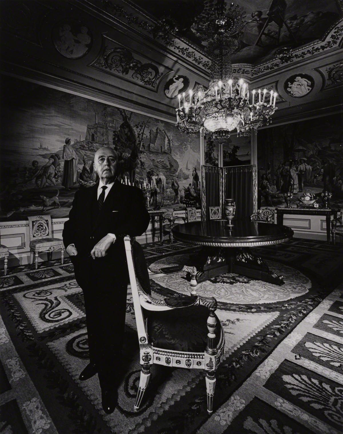 Arnold Newman, General Francisco Franco, 1964.