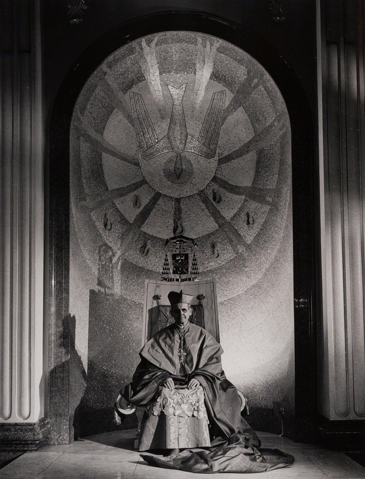 Arnold Newman, Cardinal Leger, 1963.