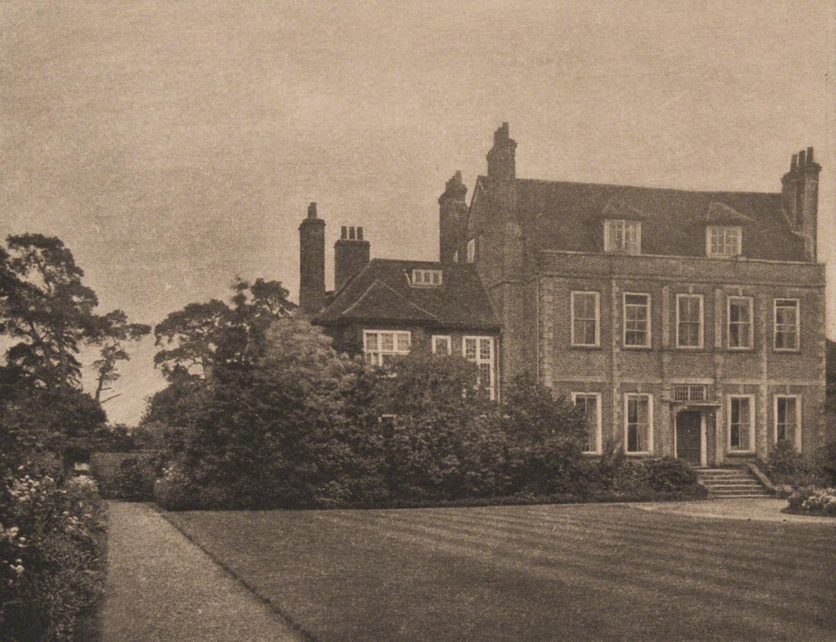 Frederick H. Evans, Byfleet Manor House, not dated.