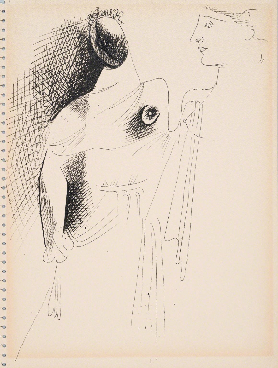 Arshile Gorky, Two Standing Female Figures, c. 1931.