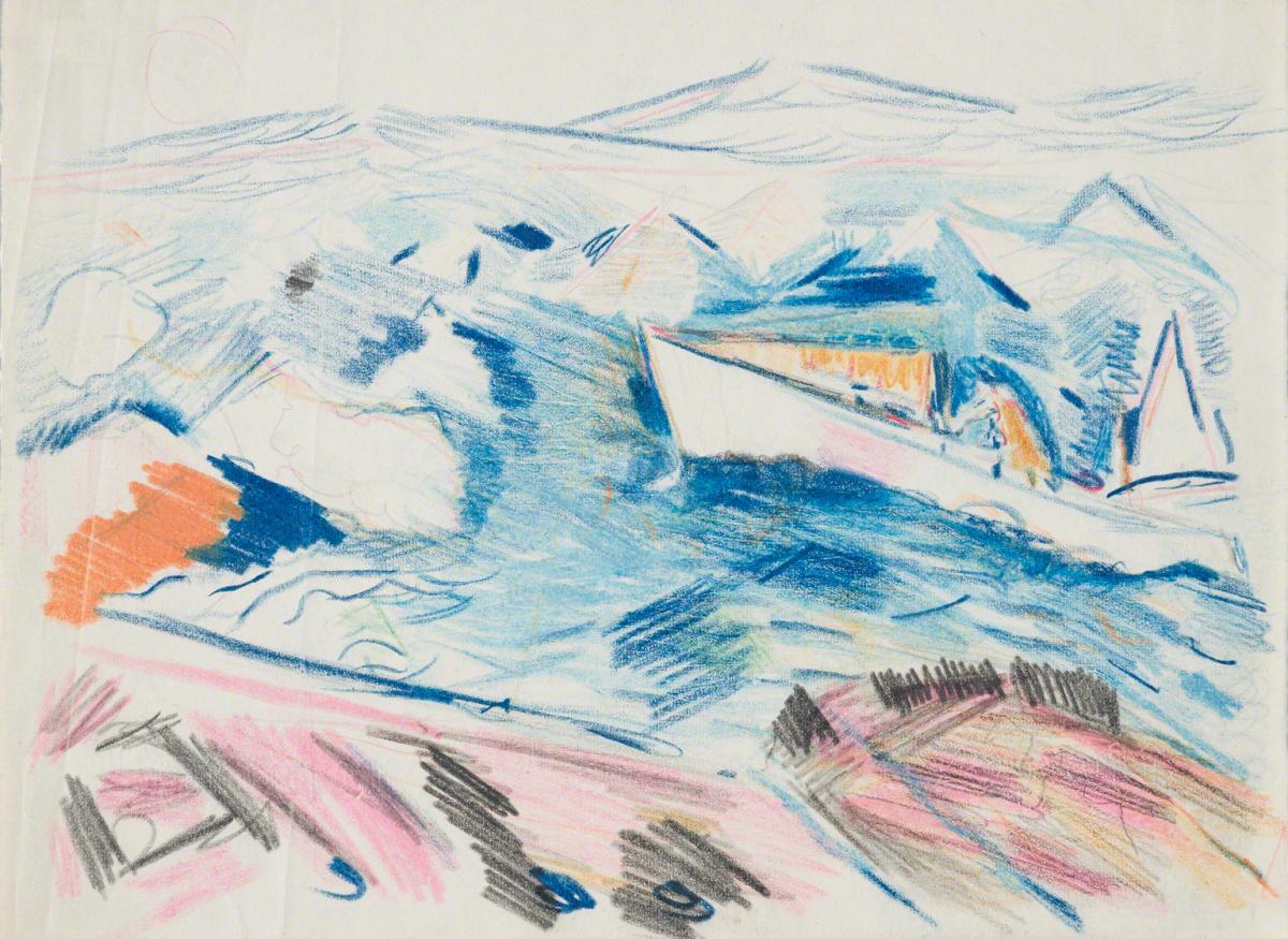 Marguerite Zorach, Abstract Landscape, not dated.