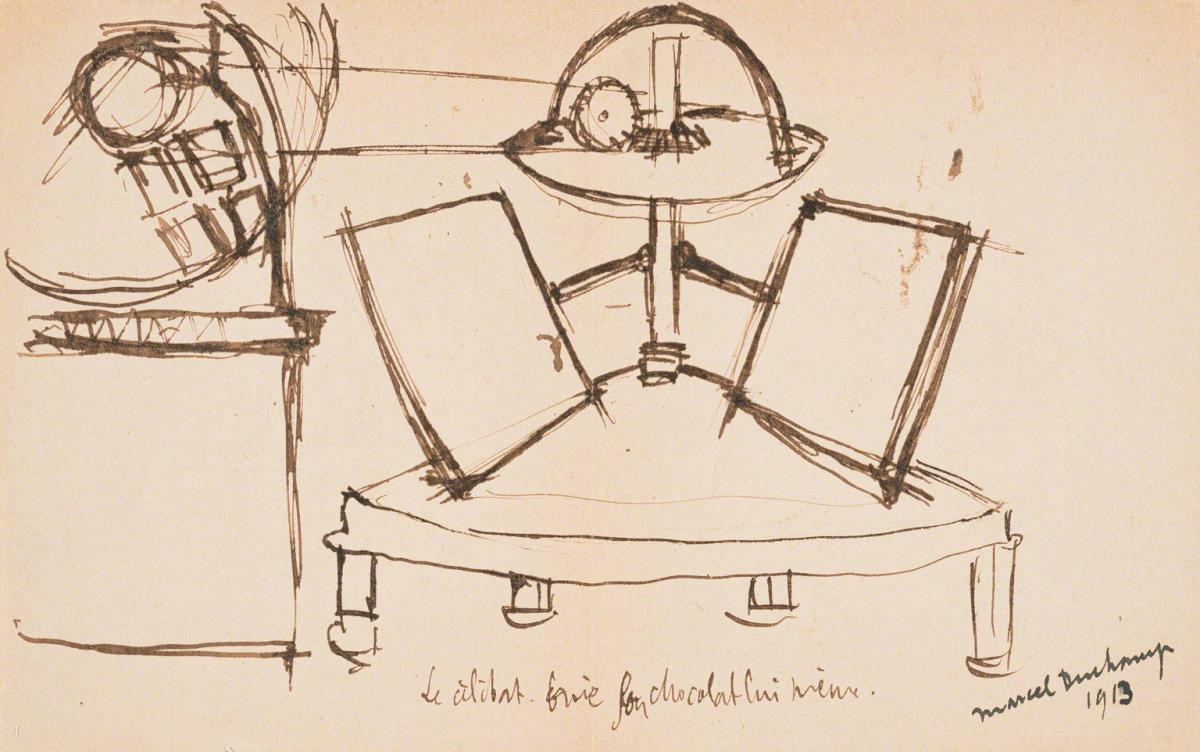 Marcel Duchamp, Le Chocolate, 1913.