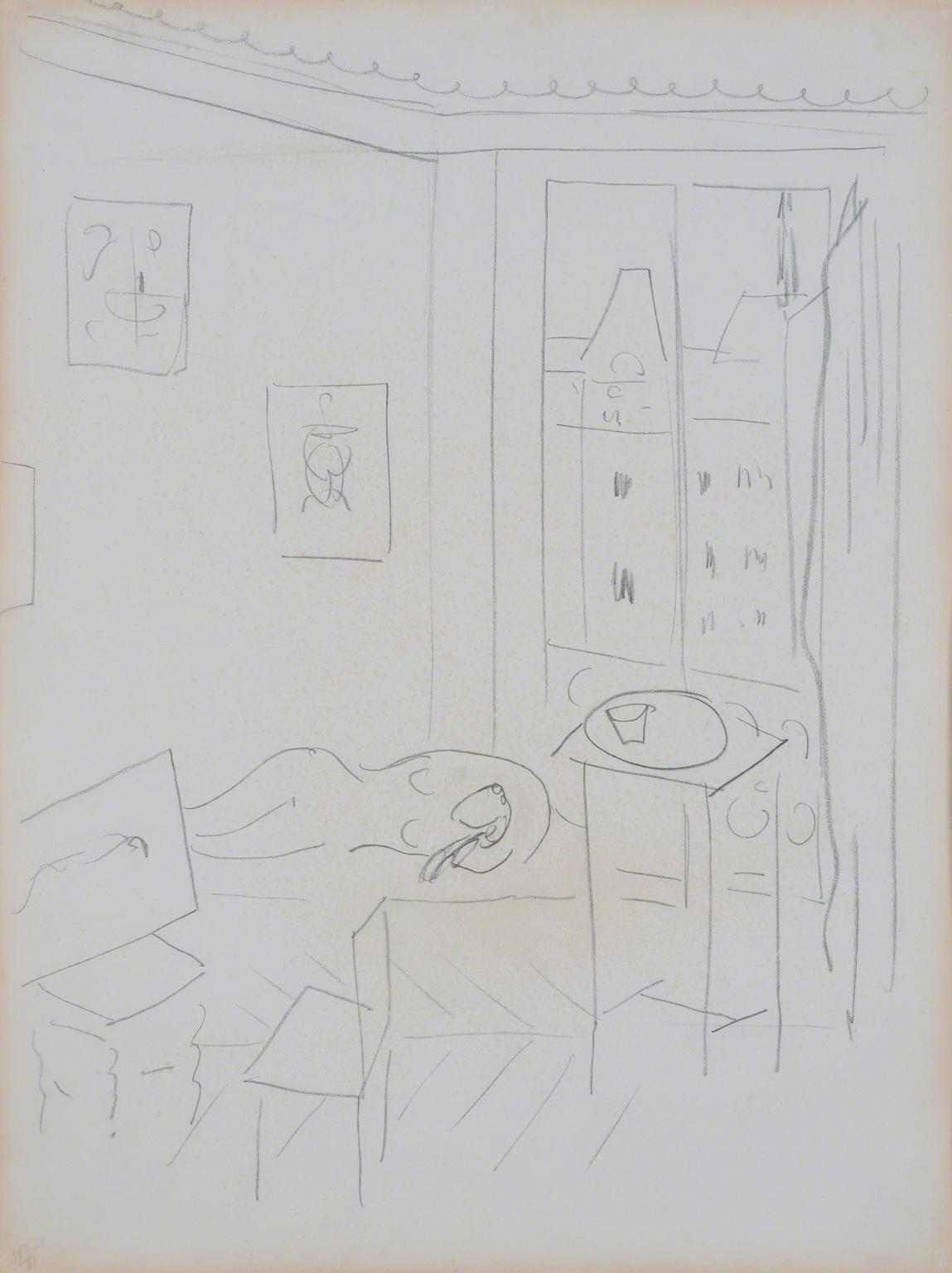 Henri Matisse, Study for "The Studio Quai Saint-Michel," 1916.