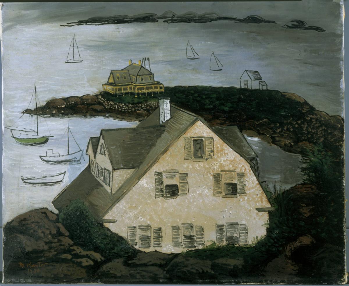 Morris Kantor, Houses by the Sea, 1930.