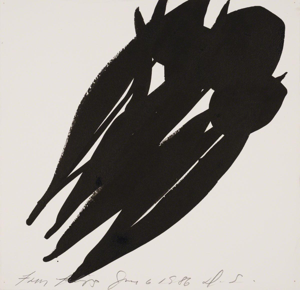 Donald Sultan, For Tulips, June 6, 1986.