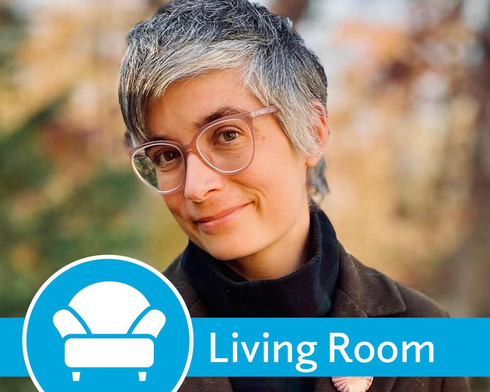 Natalie Campbell headshot promo for Living Room talk