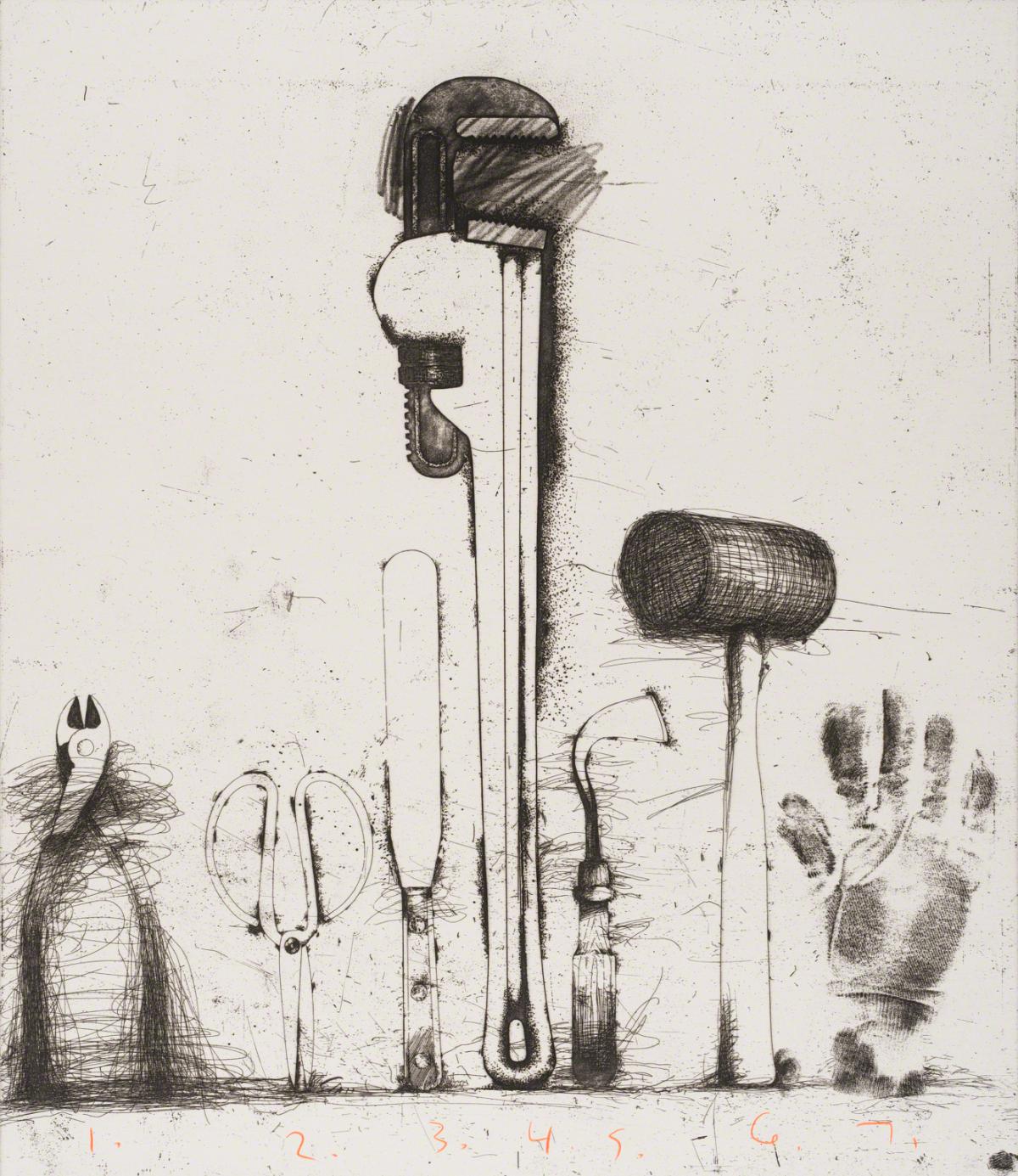 Jim Dine, Dartmouth Still Life, 1974-76.