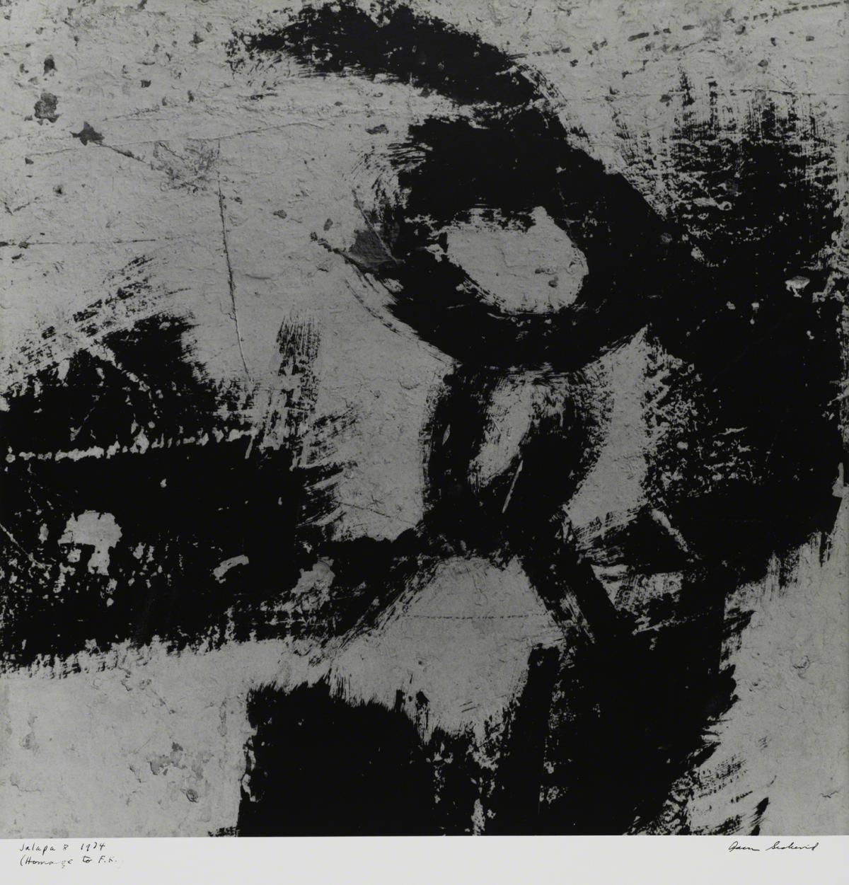 Aaron Siskind, Jalapa (Homage to Franz Kline) 8, 1974.