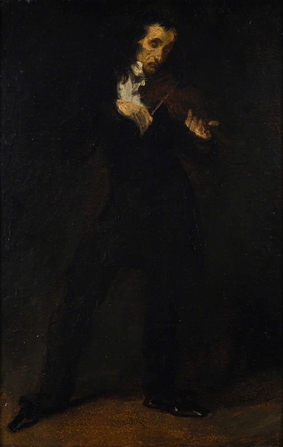Ferdinand-Victor-Eugène Delacroix, Paganini, 1831.