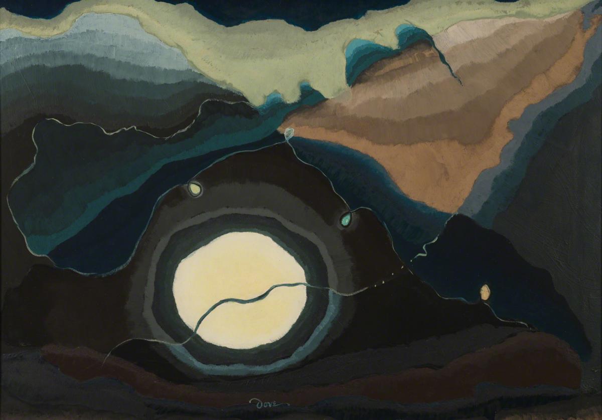 Arthur G. Dove, Me and the Moon, 1937.