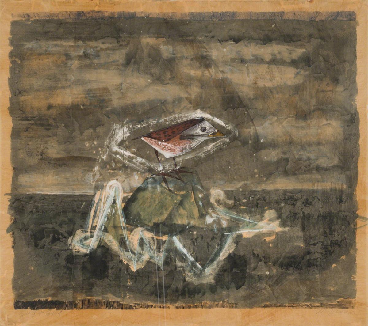 Morris Graves, Surf and Bird, c. 1940.