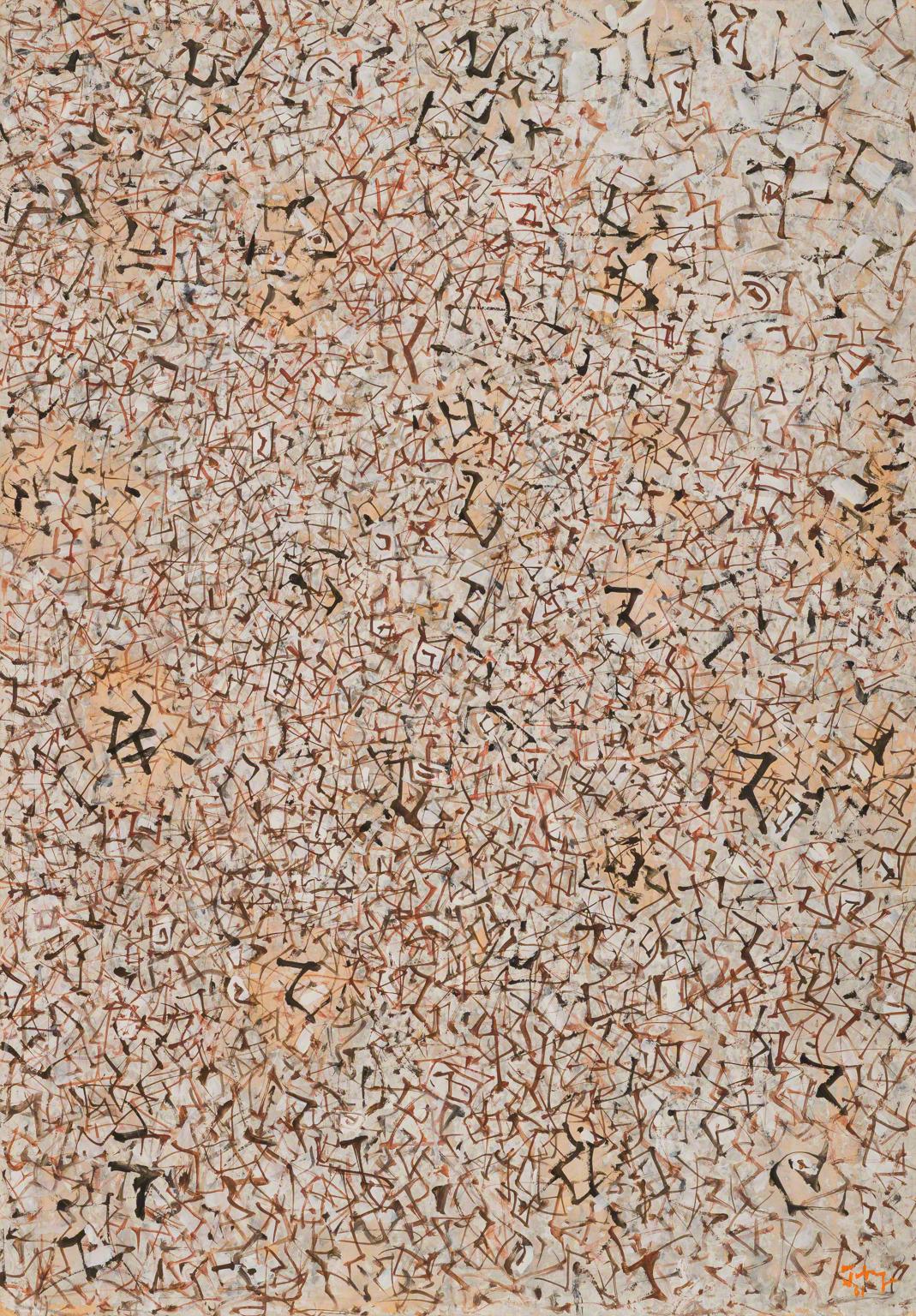 Mark Tobey, After the Imprint, 1961.