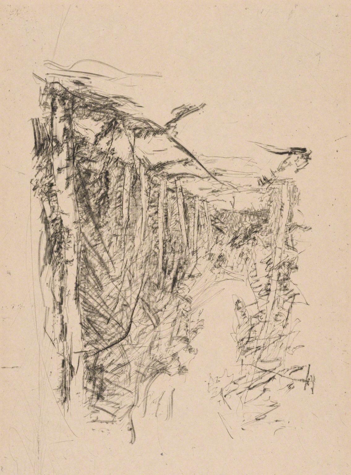 Georg Baselitz, Allee, 1974.