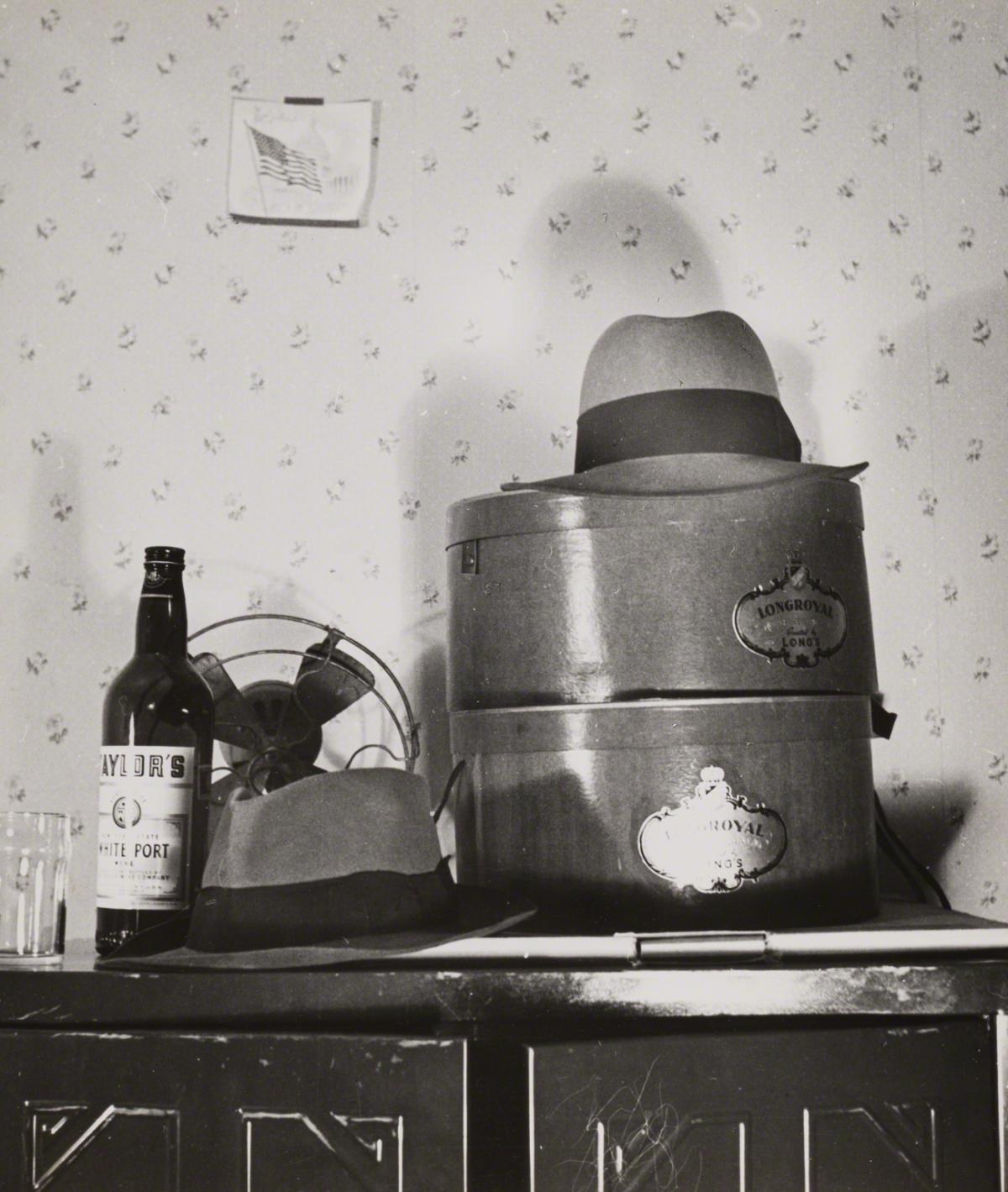 Esther Bubley, The Top of the Closet in a Room at a Boarding House, Washington, DC, 1943.