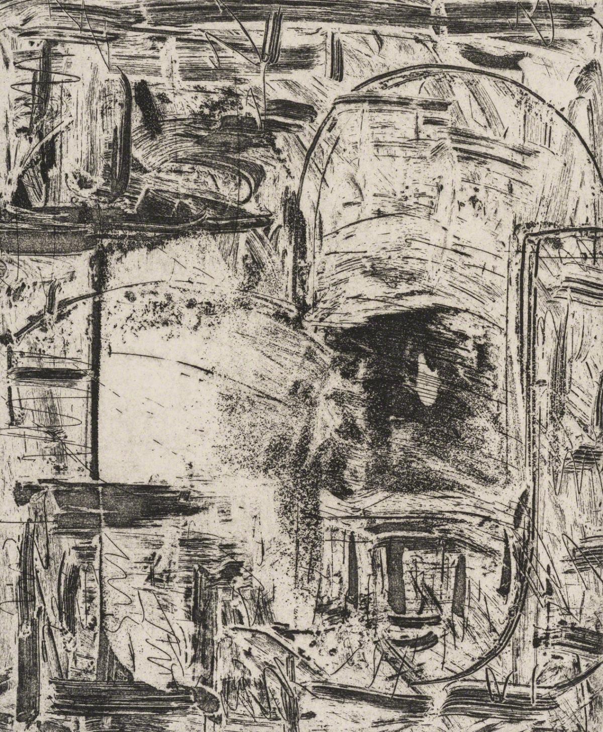 John Walker, New Haven 10, from The New Haven Etchings, 1977.