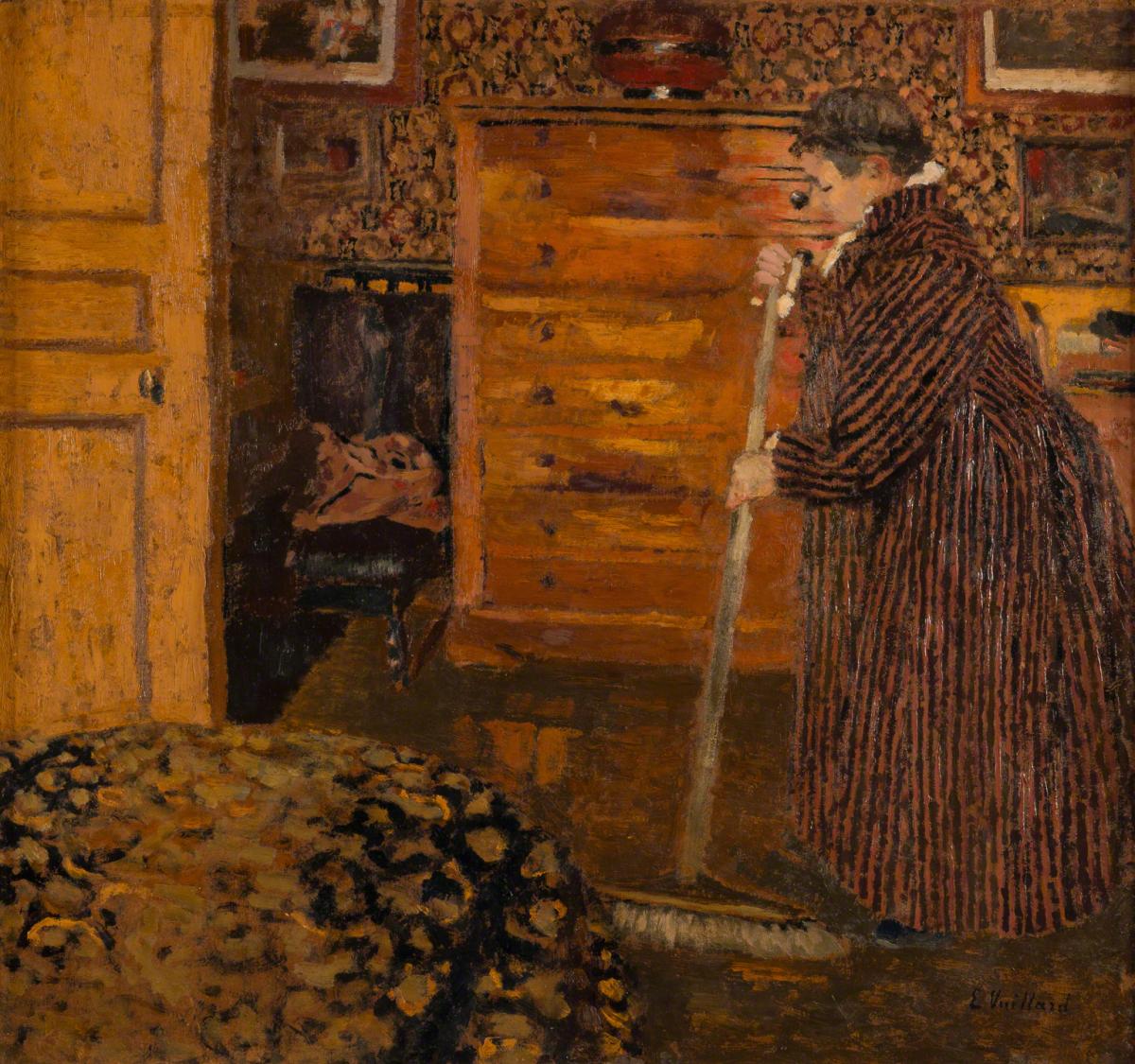 Edouard Vuillard, Woman Sweeping, between 1899 and 1900.