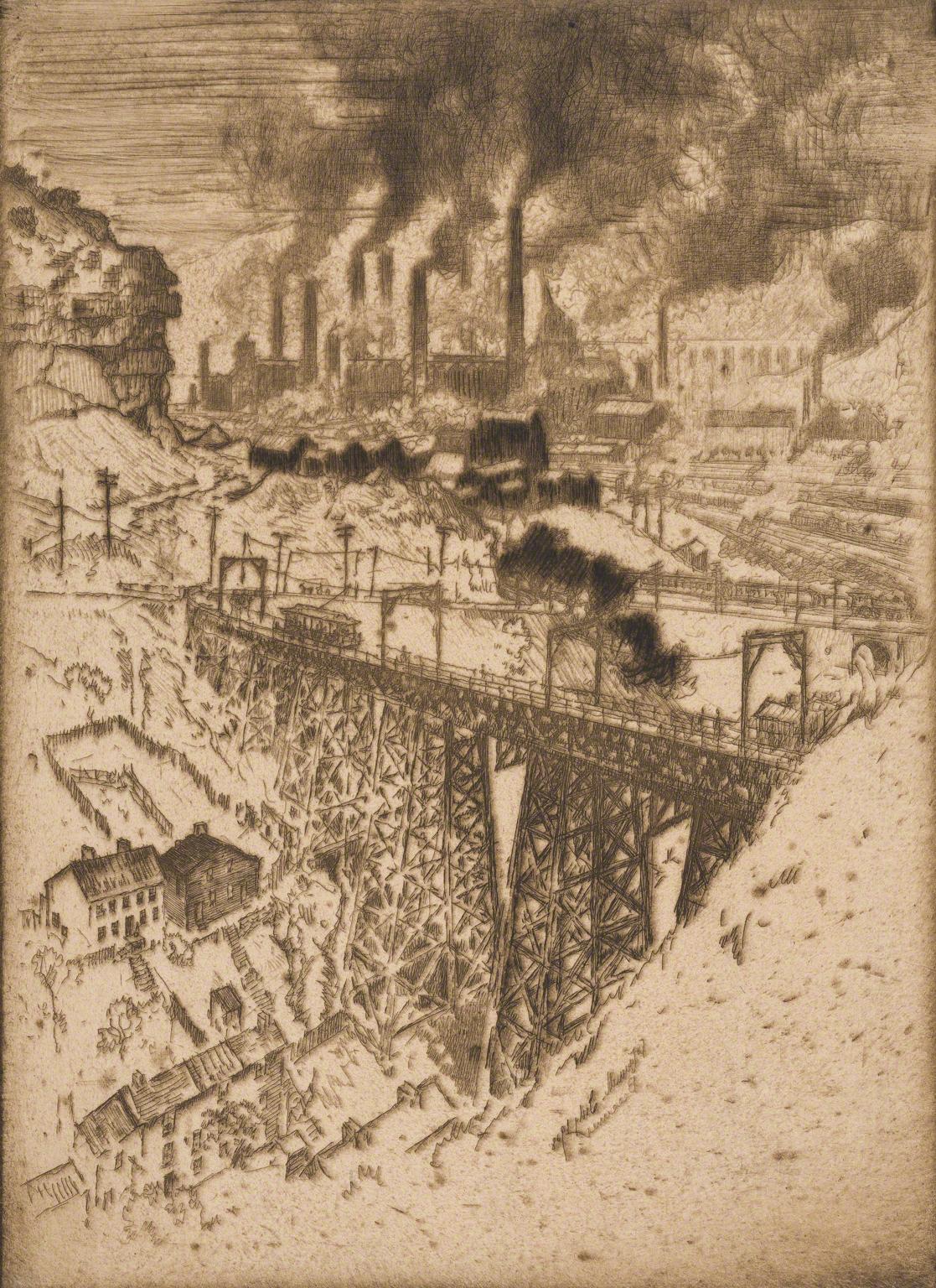 Joseph Pennell, Edgar Thompson Steel Works, 1909.